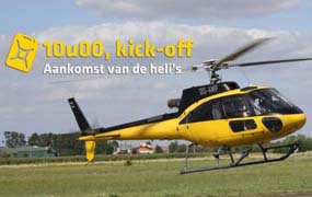 Heli Meet-and-Greet te Knokke-Heist op 9 Mei 2010