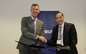 Airbus Helicopters en de Singaporese Post gaan samenwerken op gebied van drones.