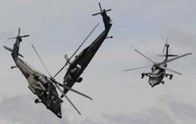 Helicopter Airshow in Rionegro (Colombia)