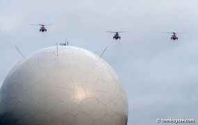 Foto's van de historische Seaking formatievlucht 