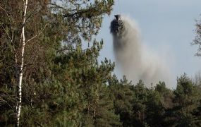 Noord-Brabant (NL) herstelt natuur met de helikopter