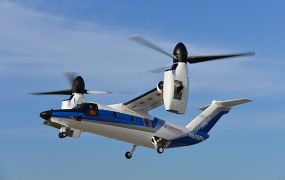 Leonardo's vierde en finale prototype van de AW609 vliegt in Philadelphia