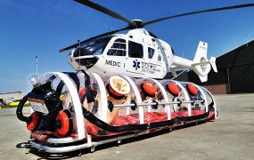 Ook Medic1 van Heliventure is 24/24u paraat voor covid-reddingsvluchten