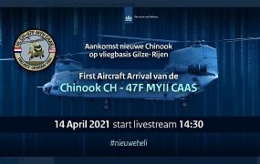 Hier zie je de aankomst van Chinook CH-47F MYII CAAS op Gilze-Rijen Hier zie je de aankomst van Chinook CH-47F MYII CAAS op Gilze-Rijen