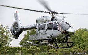 Knappe Airbus H145 op Heliport Knokke