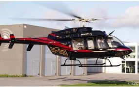 Nieuwe Bell 407 GXi met registratie OO-DOU mag vliegen Nieuwe Bell 407 GXi met registratie OO-DOU mag vliegen