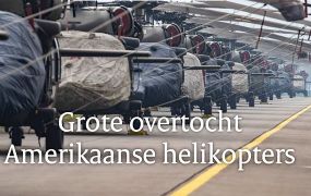 Grote overtocht Amerikaanse helikopters door Nederland - een verslag Grote overtocht Amerikaanse helikopters door Nederland - een verslag