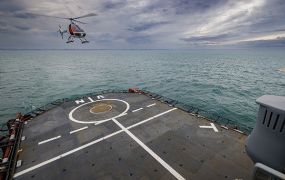 Airbus Helicopters test haar nieuwste VSR700 vanop zeeschepen Airbus Helicopters test haar nieuwste VSR700 vanop zeeschepen