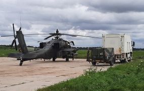 Apache Q-26 maakte voorzorgslanding in Strijen