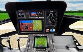 Enstrom toont full glass cockpit Enstrom toont full glass cockpit