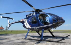 Politiehelikopter MD500 crasht in Balatonmeer - video
