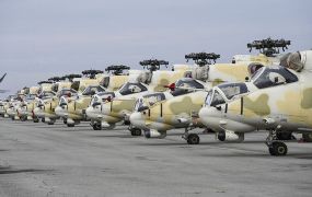 Cyprus levert 11 Russian Helicopters Mi-35 Hinde aan Servie Cyprus levert 11 Russian Helicopters Mi-35 Hinde aan Servie