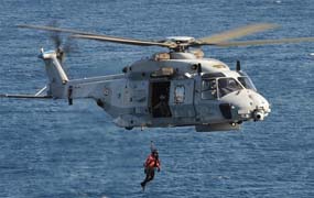 SAR vlucht met Franse NH-90 Caiman