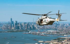 Nederlandse NH90's vliegen boven The Big Apple