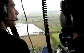 Fladderen over Brabant in de regen