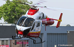 MD902 op bezoek in Wevelgem EBKT